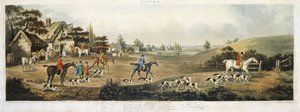 Fuchsjagd, Platte 4, graviert von Thomas Sutherland (1785-1838) 1817