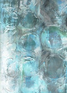Beruhigende Aqua-Runden