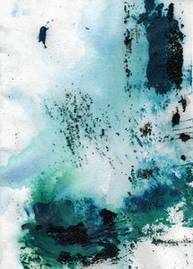 Tiefblau-Grüner Fluss