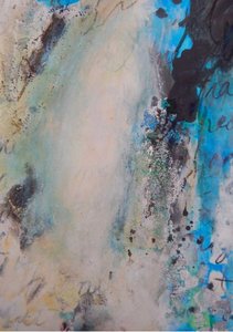 Träumerisches Blau-Abstrakt von Deb Chaney