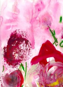 Ausdrucksstarke Rosa Blüten von Deb Chaney