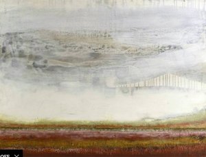 Nebliger Horizont Landschaft von Deb Chaney