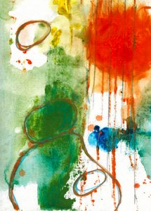 Lebendiger Abstrakter Fluss von Deb Chaney