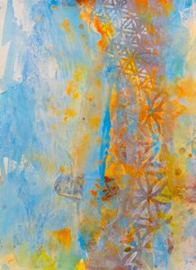 Lebendige abstrakte Muster von Deb Chaney