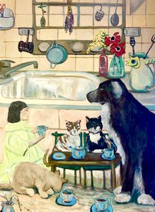 Antiker Tee, 2016 von Deborah Eve Alastra