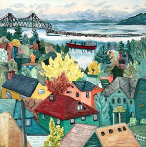 Astoria Aussicht von Deborah Eve Alastra