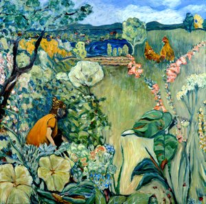MaIshas Garten, 2020 von Deborah Eve Alastra