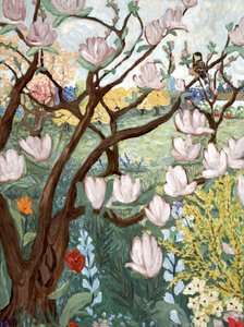 Magnolienbaum, 2019 von Deborah Eve Alastra