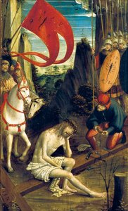 Die Meditation Christi (Cristo in meditazione seduto sulla croce), ca. 1520 von Defendente Ferrari