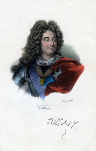 Claude Louis Hector de Villars, französischer General, ca. 19. Jahrhundert von Delpech