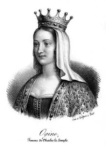Edgifu von Wessex, Gemahlin von Karl III. dem Einfältigen von Frankreich, 19. Jahrhundert