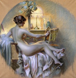 Die Toilette von Delphin Enjolras