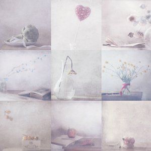 Weiches Pastell-Stillleben