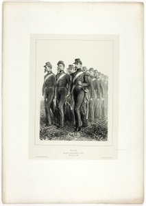 Artilleristen, aus Souvenirs d’Italie: Expédition de Rome