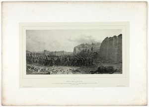 Angriff und Eroberung des Bastions Nr. 6, aus Souvenirs d’Italie: Expédition de Rome
