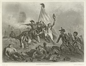 Schlacht von Jemappes von Denis Auguste Marie Raffet
