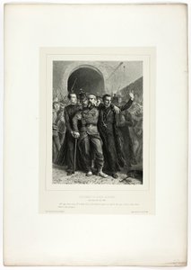 Hingabe des katholischen Klerus in Rom, 30. April 1849, aus Souvenirs d’Italie: Expédition de Rome von Denis Auguste Marie Raffet