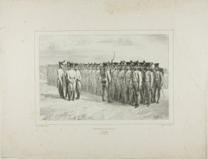 Ungarische Infanterie, Pressburg, 2. Juli 1837 von Denis Auguste Marie Raffet