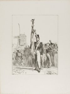 Leichte Infanterie, Fahnenträger