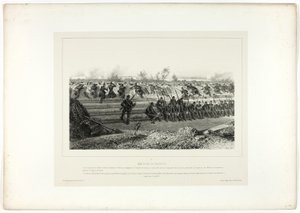 Hinterhalt der leichten Infanterie, aus Souvenirs d’Italie: Expédition de Rome