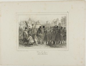 Langes Leben den Truppen! von Denis Auguste Marie Raffet