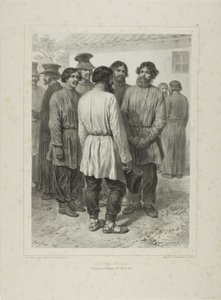 Russische Bauern von Denis Auguste Marie Raffet