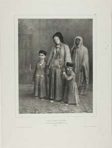 Junge Karaïme Frau, Tchioufout-Galech in der Nähe von Baghtcheh-Saraï, Krim von Denis Auguste Marie Raffet