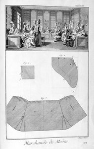 Modehaus, 1751-1777 von Denis Diderot