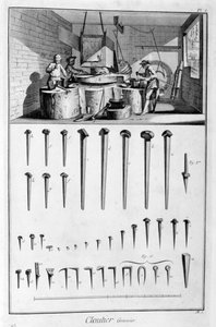 Nagelschmied, 1751-1777 von Denis Diderot