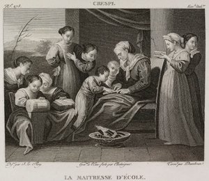 Die Schulmeisterin, nach Giuseppe Crespi