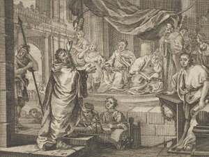 Paulus vor Felix, ca. 1800