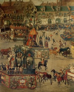 Der Ommeganck in Brüssel am 31. Mai 1615: Detail des Triumphs von Isabella von Spanien