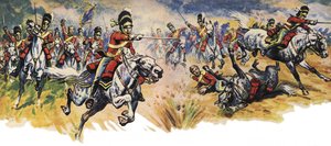 "Auf sie, Greys!" Der Angriff der Union (Kavallerie) Brigade in der Schlacht von Waterloo
