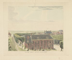 Blick auf die Stadtmauer südwestlich von Nijmegen