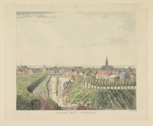 Nijmegen, Blick von der Belvédère nach Westen