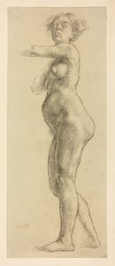 Studie einer weiblichen Figur von Derwent Lees