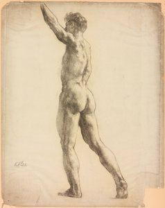 Studie einer männlichen Figur von Derwent Lees