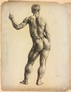 Studie einer männlichen Figur von Derwent Lees