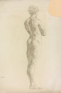 Studie einer männlichen Figur von Derwent Lees