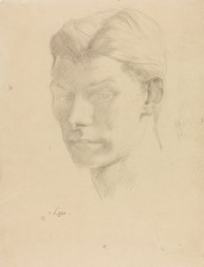 Porträt eines Mannes, ca. 1906-08 von Derwent Lees