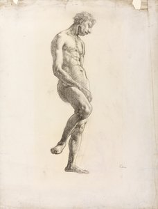 Stehender männlicher Akt, ca. 1906-08 von Derwent Lees