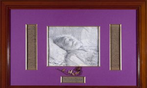 Victor Hugo auf seinem Sterbebett, circa 1885 von Desire Francois Laugee