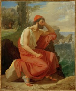 D.C. Blunck, Odysseus auf der Insel der Kalypso von Detlev Konrad Blunck