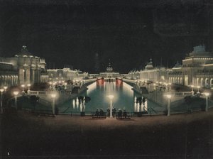 Beleuchteter Grand Court, Trans-Mississippi-Ausstellung, 1898