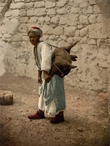 Wasserträger von Jerusalem, Heiliges Land von Detroit Photographic Co.