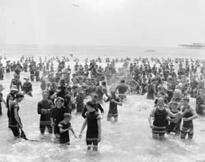Badegäste, Atlantic City, New Jersey