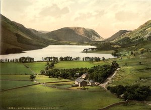 Buttermere und Crummock Water, Lake District, England, ca. 1900 von Detroit Publishing Co.