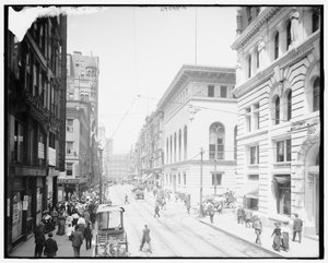 Ecke Fifth Avenue und Wood Street, Pittsburgh, Pa.