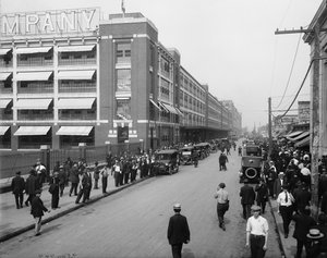 Vier-Uhr-Schicht, Ford Motor Company, Detroit von Detroit Publishing Co.