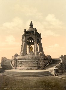 Kaiser-Wilhelm-Denkmal, Westfalen, Deutschland, ca. 1900 von Detroit Publishing Co.